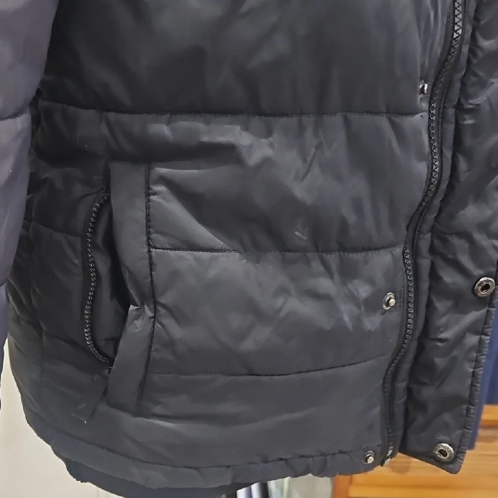 Spyder Kids Two-Tone Hooded Puffer Jacket